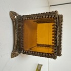 Antique  Vintage French Jewelry Trinket Casket Ormolu And Beveled Glass Box