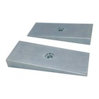 2  Wide Steel 6 Degree Shims Wedge For Pinion Angle Or Caster  Zinc Plated  2 