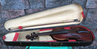 Antique Nicolaus Amatus Fecit In Cremona Violin W Bow   Wooden Case Plus