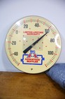 Walker Big A Advantage Muffler Thermometer Sign Vintage Auto Dial Mechanic Shop
