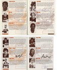 1997 Cleveland Browns Reunion Program Signed Auto By 60     Many Deceased Loa