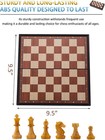 Travel Chess Set  10 Inch Magnetic Chess Board With 2 Extra Queen Portable Foldi