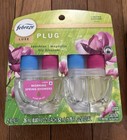 Lot Set 4 Febreze Plug Morning Spring Showers Refills Luxe Limited Edition Lily