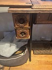 Wilson And Wheeler  D9 Antique Wooden Sewing Machine Cabinet With Drawers