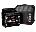 Hohner Hohnica Aces Ii 34 Button 3 Switches Key Of Fbe  fa  Diatonic Accordion