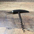 Antique Corkscrew With Spike Horn Antler Vintage Winery Wine Bottle Opener