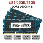 Kingston 32gb 16gb 8gb Ddr3 1600mhz 1333 Pc3-10600s 12800s Laptop Memory Lot Ab