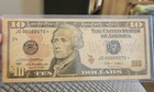 10 Dollar Bill Low Series With Star In Very Good Condition