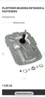 Brand New Ge Washer Platform Bearing Retainer   Fasteners Oem Part Wh03x33729