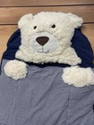 Pottery Barn Kids Shaggy Bear Sleeping Bag Blue Gingham Check No Monogram