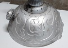 Antique Gem City Co Cast Iron Finial Top Cover For Round Pot Belly Parlor Stove