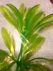 5 X Large Mixed  all Green  Plastic Plant Lot 8 - 11  Aquarium Fish Decoration 
