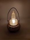 Vintage Washington Dc Night Light 1930 s Pifco   Frosted Glass Lantern Works   
