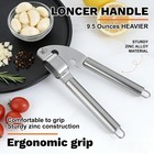 Garlic Press Crusher Squeezer Masher Mincer Stainless Steel Manual Kitchen Tool