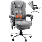 Yodolla Ergonomic Reclining Office Chair Heat   Massage High Back Desk Chair