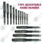 Adjustable Hand Reamer 15pc Set H-v To H-11 Sizes 1 4   To 1 1 16   