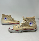 Vintage 80 s 90s Converse Usa Chuck Taylors Hi Tops White Made In Men s 9