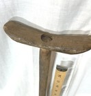 Antique Crutch Old Medical Hand Made Civil War Era Shaped  42 In  Original 1800