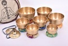 Hand Beaten Singing Bowl Set Of Seven - Best For Meditation   Mindfulness -nepal