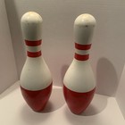 Vintage Miller High Life Beer Advertisement Bowling Pin 15  Rare  Lot Of Two 