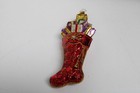 Christopher Radko Stocking Presents European Glass Christmas Ornament