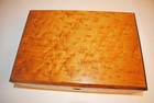 19th Century Birdseye Maple Traveling Desktop Writing Box
