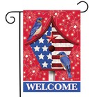 Briarwood Lane Summer American Bluebirds Garden Flag 12x18