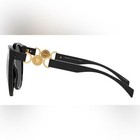 Versace Ve4442 Medusa Chain Black Sunglasses W  Case   Box Msrp  345