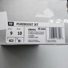 Adidas Men  Pureboost Jet Running Shoes White Gw8591 Sz 9 Low Top Sneakers
