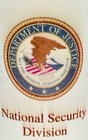 Doj National Security Division Department Of Justice Mug Ceramic Coffee Cup Nsd