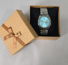 Vintage Seiko 5 Automatic  aqua Blue  Men s Watch 7009 Japanese Day date