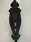 Antique Cast Iron Door Knob And Long Backplate Yale And Towne