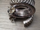 925 Ssd Stamped  3 4 Circle Southwestern 18x20mm Puffy Sterling Hoop Earrings