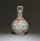 Chinese Porcelain Vase   qianlong  Mark At Base