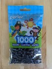Perler 1000 Count Bag Dark Grey Beads  New  Sealed  Ages 6  Arts-crafts-hobbies