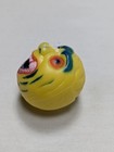 Madballs Ko Monster Head Nasti Hard Plastic Yellow 1980 Vintage Knockoff New Nos