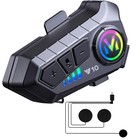 Motorcycle Helmet Headset Bluetooth 5 3 Wireless Headphones Fm Radio Waterproof
