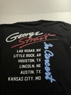 George Strait In Concert Tour Tee Black Unisex Small Country Music Shirt