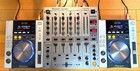 Pioneer Dj Cdj-200 Pair And Djm-600 Silver Cj mp3 Player Mixer Tested   Working