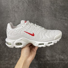 New Nike Air Max Plus X Supreme Mens White Red Tn Trainer Athletic Free Shipping