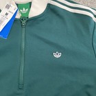 Adidas - 3-stripe Golf 1 4 Zip - Mens - Medium - Green - Nwt