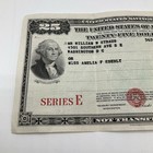 July 16th  1946 Series E  25 United States Savings Bond Us Naval Gun Factory Dc