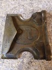 Us Military 1881 Anson Mills Brass Forged Belt Buckle T c  Orndorff Sole Manf 