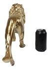 Large Gold Finish African Safari Regal Lion King Of The Jungle Figurine 22 5 l