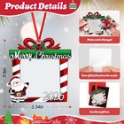 Christmas Photo Frame Ornament 2025  Personalized First Merry Christmas Pictu   