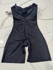 Women   s Black One Piece Shapewear Bodysuit Size S Adjustable Strap Solid