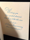 Unused Vtg Anniversary Card  3265