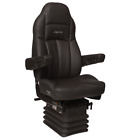 Seats Inc 188900mw61 Legacy Silver Air Ride High Back In Black Leather