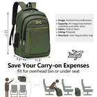 17 7inch Extra Large Durable Travel Backpack Anti-theft Waterproof Laptop Bag