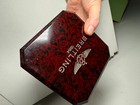 Vtg Breitling Bakelite Watch Box Presentation Case Only Missing Pillow Empty F2